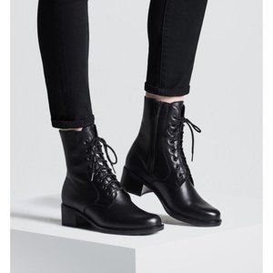 La Canadienne Palmina Leather Lace-up Bootie